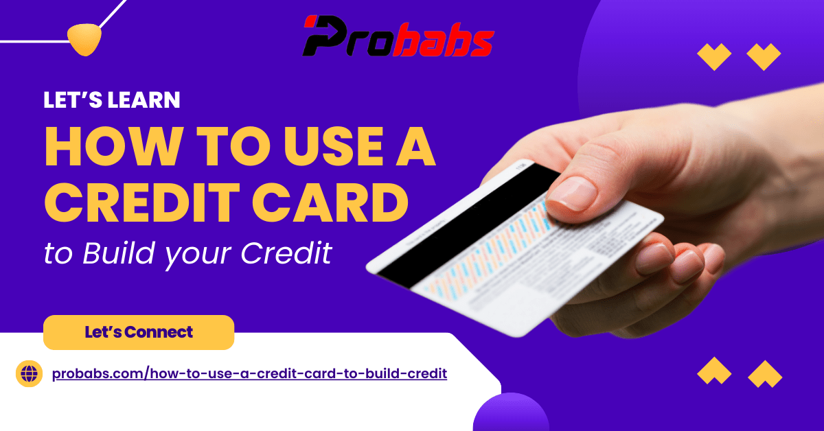 how to use a credit card to build credit