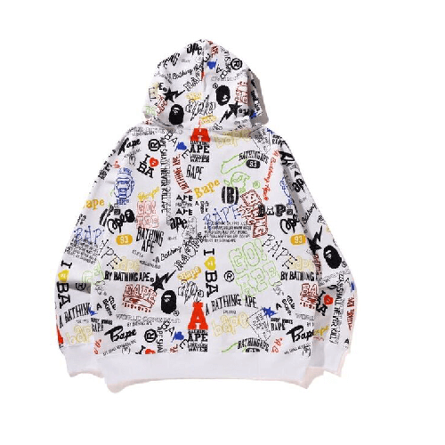 White Bape Hoodie