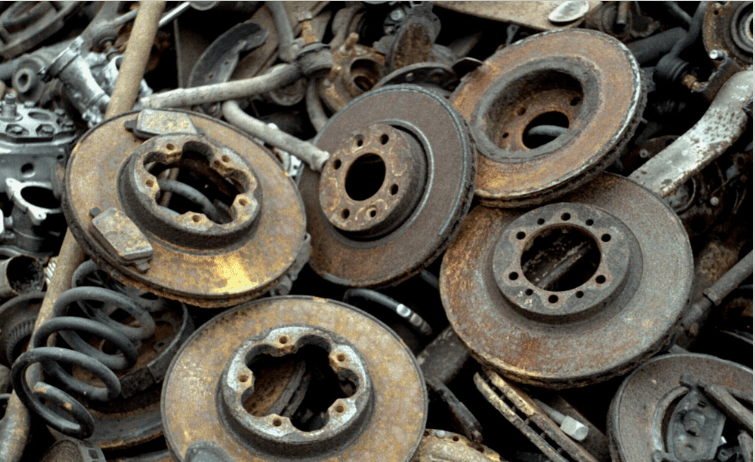 scrap car parts